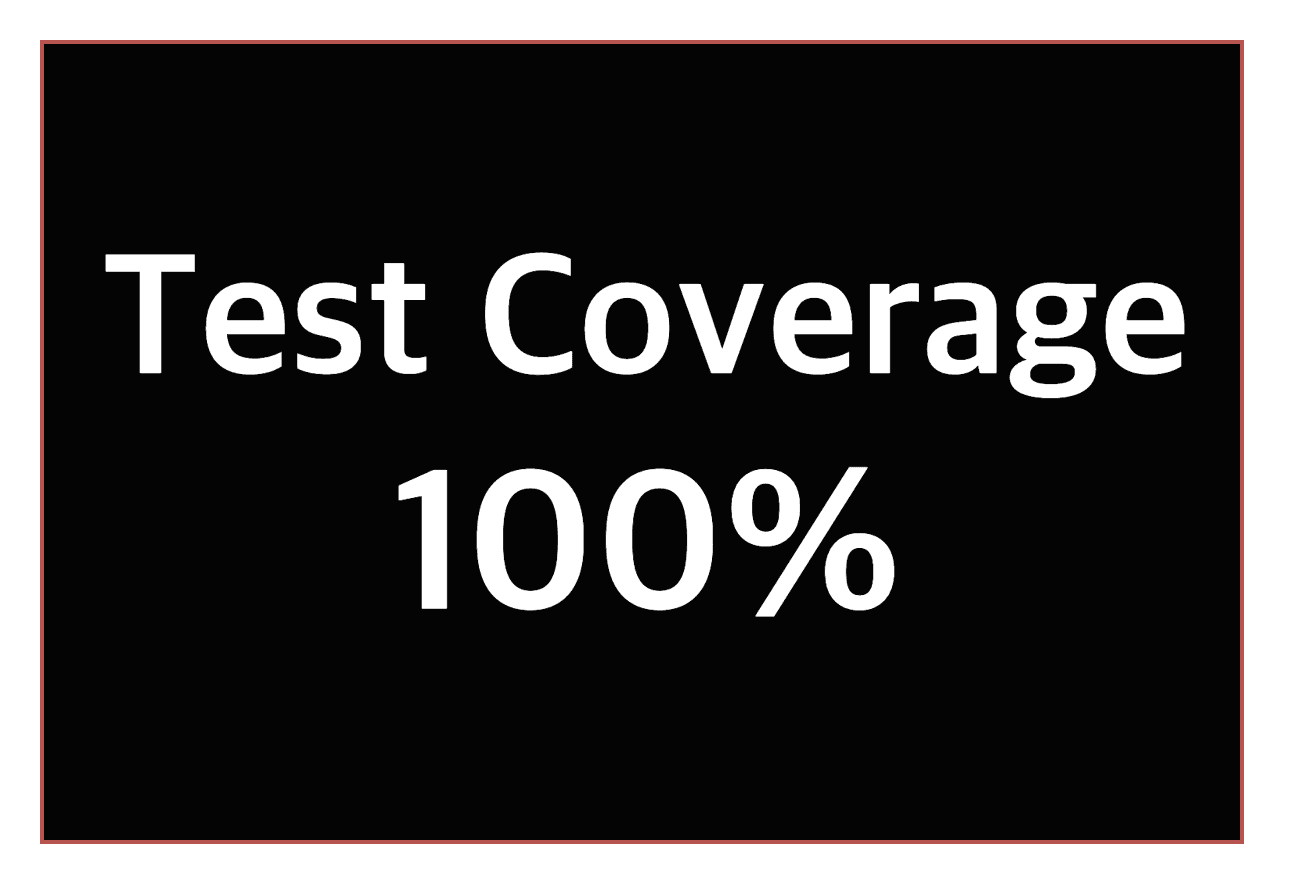 Test Coverage 100% 달성 후기